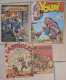 RECITS COMPLETS Lot De 4RC YOUPI N°10 1948 PECOS BILL N°3 1950 JACK BIP'S N°2 1954 CABRIOLES N°10 Par MARIDOR - Lots De Plusieurs BD