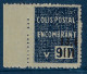 Colis Postal 148a ** Neuf Sans Charnière (scan Recto / Verso) - Parcel Post