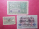 Monnaies - Lot 3 Billets Banque ALLEMAGNE - 1914 1919 1920 (B54) - Colecciones