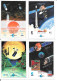 KB554 - AUTOCOLLANTS - FUSEE ARIANE - ARIANESPACE KOUROU - SATELLITE - Stickers