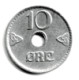 NORVEGE / 10 ORE / 1948 / 1.46 G : 15 Mm - Norvège