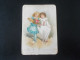 1900 Image Carte Chromo En Relief Couple Enfants Arlequin ? Innigen Glüwunsch Zum Geburtstage Voeux De Bonheur - Kinderen