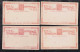 Colombia 1883 Stationery Postcard 2c Eagle 4 Cards ** MNH - Colombia