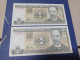 Pareja Correlativa Cuba, 1 Peso, Año 2008, Nº Bajisimo 004438/9, UNC - Cuba
