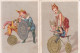 Lot 8 Images- Farfadets!! Jouant Avec Des Monnaies De 1870-1980 - Sonstige & Ohne Zuordnung