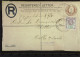 England: London Registered Letter Cover To Germany Vom 27.4.1904 Nach Halle (Saale) Mit 1 1/2 D  Knr: 105 A - Variétés, Erreurs & Curiosités