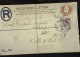 England: London Registered Letter Cover To Germany Vom 13.4.1904 Nach Halle (Saale) Mit 1 1/2 D K Nr: 105 A - Errors, Freaks & Oddities (EFOs