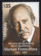 URUGUAY 2023 (Politicians, Periodist, Manuel Flores Mora, Red Party, Right-wing) - 1 Stamp - Uruguay