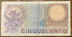 Billet De 500 Lires Italie - Altri & Non Classificati