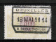 Chemins De Fer TR 39, Obliteration Centrale, BRUXELLES DUQUESNOY 14 - Used