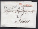 1818 Lettre De Genève Pour Gènes  Marque Genève 34 X 5 Mm - ...-1845 Préphilatélie