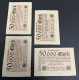 4 Color Small-Size WW2 Germany Nazi Propaganda FORGERY Overprint On Genuine 50k Mark 1923 Banknote EF - Altri & Non Classificati