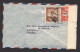 1943  Air Letter To Canada Canadian Censor Tape - Cile