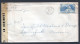 1943  Air Letter To USA  - USA Censor Tape - Kanaalzone