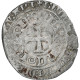 France, Charles V, Blanc Au K, 1365-1380, Billon, TB+, Duplessy:363 - 1364-1380 Charles V Le Sage