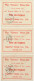 INDIA 1927/9 George V 1 Anna Brown (color Nuances), 3 Superb Used Stamped To Order Advertising Envelopes Of The Imperial - 1911-35 Roi Georges V