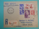 DJ 10  FRANCE    BELLE LETTRE RECO 1946  PARIS    NEW YORK USA CONSTELLATION  +AFFF. INTERESSANT+ - 1927-1959 Cartas & Documentos