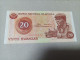 Billete De Angola De 20 Kwanzas, Serie AA, Año 1976, UNC - Angola
