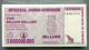 Zimbabwe 5 Billion Dollars 2008 Agro Check UNC Banknote P61 - 10 Note Lot - Zimbabwe