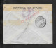 MILITARIA LETTRE COMMERCIALE HORLOGERIE CACHET ATHENA 1937 CENSURE GRÈCE CONTROLÉ DU CHANGE SUR TIMBRE CROIX ROUGE : - Lettres & Documents