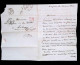 Lettre, Préphilatélie, Précurseurs XIX E Siècle, 1844, Cognac 16, Charente Inférieure à Aulnay 16, 4 Scans, P.P Rouge - 1801-1848: Precursors XIX