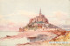 CPA- Illustrateur Peintre E. LESSIEUX - Mont Saint-Michel. Côté Sud - Edit. L&M** 2 Scans* - Lessieux