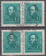 Hongrie  1932-37   Comte Széchenyi  10fi   Y.et.T.453    2 PAIRES   Oblitérés   Scan Recto-verso - Oblitérés