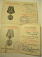 Delcampe - CURIOSITY RUSSIA WW II SET OF MEDALS TO ONE MAN FOR BOTH MILITARY AND LABOUR MERITS , 19-4 - Russia