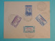 DJ 10  SYRIE  BELLE  LETTRE   1946 ALEP    +TP SURCHARGE  +AFF. INTERESSANT+ - Cartas & Documentos