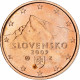 Slovaquie, 2 Euro Cent, 2009, Kremnica, SPL+, Cuivre Plaqué Acier, KM:96 - Slowakije