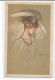 Zandrino. 94-3.  Belle Carte. Femme Chapeau Avec Deux Plumes - Zandrino