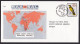 South Africa: FFC First Flight Cover To Ivory Coast, 1991, 1 Stamp, Bird, SAA-SAL Airways, Airlines Map (pencil At Back) - Storia Postale