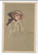 Zandrino. 94-6.  Belle Carte. Femme Chapeau - Zandrino