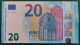 20 EURO S026F2 Serie SW Lagarde Italy Ch 14 Perfect UNC - 20 Euro