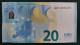 20 EURO S026F2 Serie SW Lagarde Italy Ch 14 Perfect UNC - 20 Euro