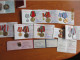 Delcampe - RUSSIA ESTONIA WW II SET OF SILVER ORDER AND SILVER MEDAL AND OTHER MEDALS TO ONE MAN FOR MILITARY MERITS , 19-4 - Russland