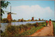 HOLLAND NETHERLANDS KINDERDIJK DRAINAGE WINDMILL OVERWAARD POSTCARD CARTOLINA ANSICHTSKARTE CARTE POSTALE POSTKARTE - Amsterdam