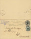 Belgium Uprated Postal Stationery Ganzsache Entier Av. Résponse Antwort BRUXELLES 1893 VEJLE (Lapidar Arr. Cds.) Denmark - Cartes Avec Réponse Payée