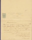 Belgium Uprated Postal Stationery Ganzsache Entier Av. Résponse Antwort BRUXELLES 1893 VEJLE (Lapidar Arr. Cds.) Denmark - Reply Paid Cards