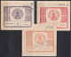 F-EX48587 INDIA REVENUE BIKANER FEUDATARY TICKET STAMPS LOT OF 9.  - Otros & Sin Clasificación