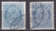 IS003G – ISLANDE – ICELAND – 1882 – NUMERAL VALUE IN AUR - PERF. 12 - SC # 28/28a USED 85 € - Gebraucht