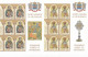 ROMANIA 2023 - ROMANIAN SAINTS OF ORTHODOXY Set Of 4 Minisheets Of 6 Stamps + Illustrated Border MNH** - Neufs