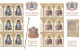 ROMANIA 2023 - ROMANIAN SAINTS OF ORTHODOXY Set Of 4 Minisheets Of 6 Stamps + Illustrated Border MNH** - Neufs
