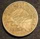 CAMEROUN - ETATS DE L'AFRIQUE EQUATORIALE - 5 FRANCS 1972 - KM 1a - Cameroun