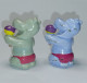 Happy Hippos: Schlecker Schorschi Av 2 Variantes DE 1988 100% Original  KDE - Figuren