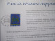 2890 'Exacte Wetenschappen' - Luxe Kunstblad Genummerd - Commemorative Documents