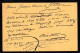 DDFF 617 -  Entier Pellens T2R WAEREGHEM 1913 Vers JUMET - Cachet Privé Favere Broeders, Houthandel, Zagerij, ... - Postkarten 1909-1934