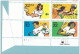 Timbres Des USA Avec Variété De Découpe Spectaculaire (pli Accidentel) Volley Bowling Golf Tennis Et Base Ball - Golf