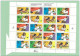 Timbres Des USA Avec Variété De Découpe Spectaculaire (pli Accidentel) Volley Bowling Golf Tennis Et Base Ball - Golf