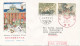 Japan FDC 1-11-1971 Centenary Of Government Printing With Cachet Sent To Denmark Also Stamps On The Backside Of The - FDC